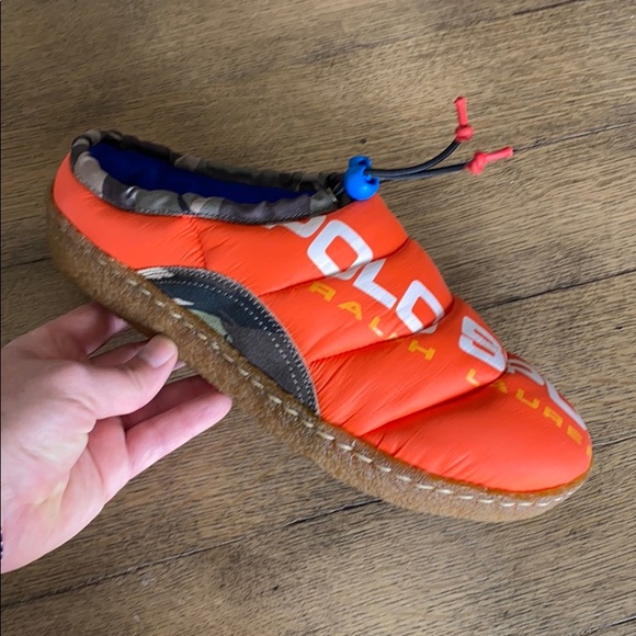 polo puffer slippers
